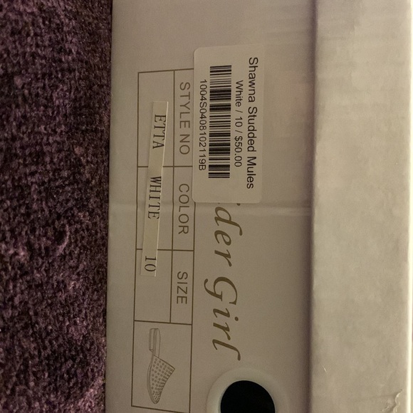 Rider girl studded Mules. I just bought 2 many shoes. All items R Boutique - Picture 3 of 5